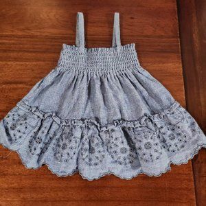 3-6M Baby Girl Jean Dress
